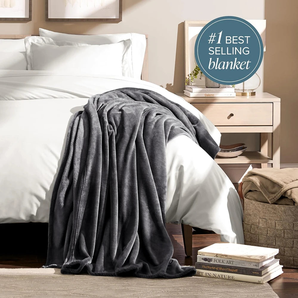 Bare Home Microplush Fleece Blanket