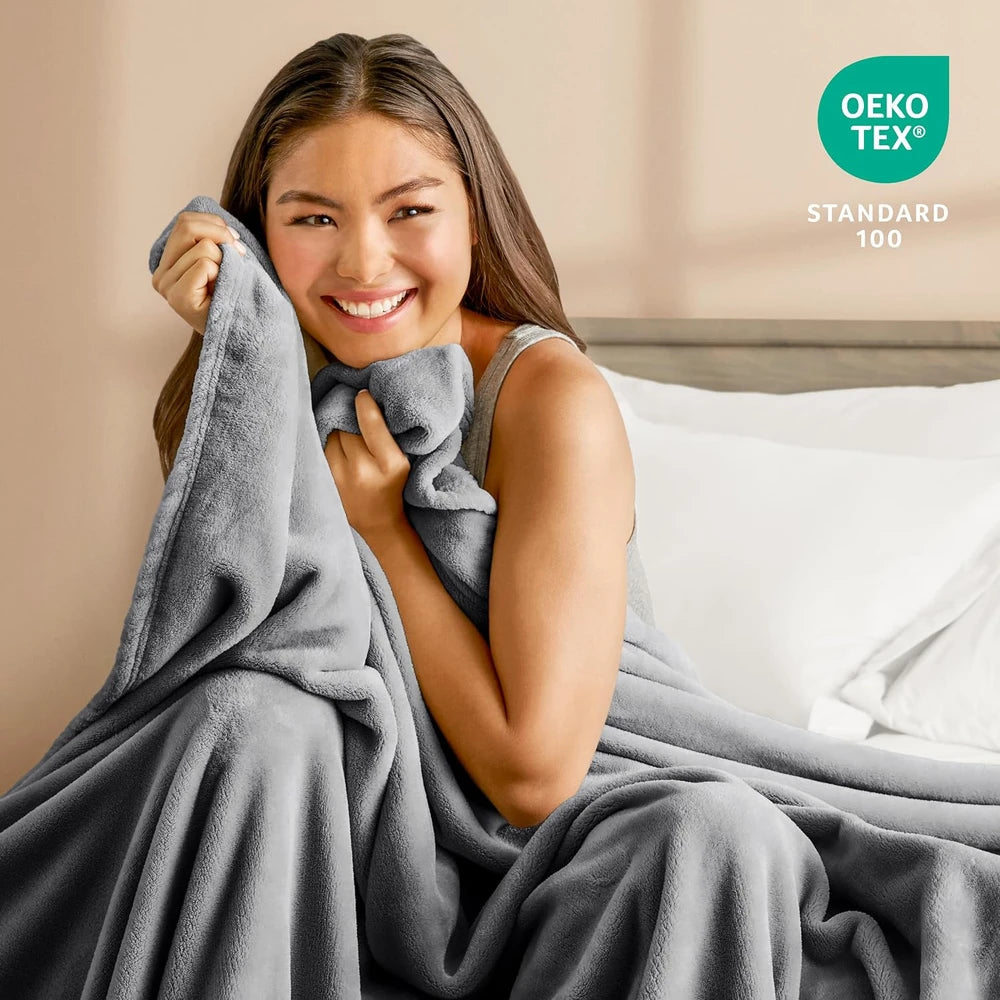 Bare Home Microplush Fleece Blanket