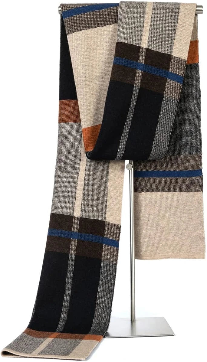 Villand Merino Wool Tartan Scarf