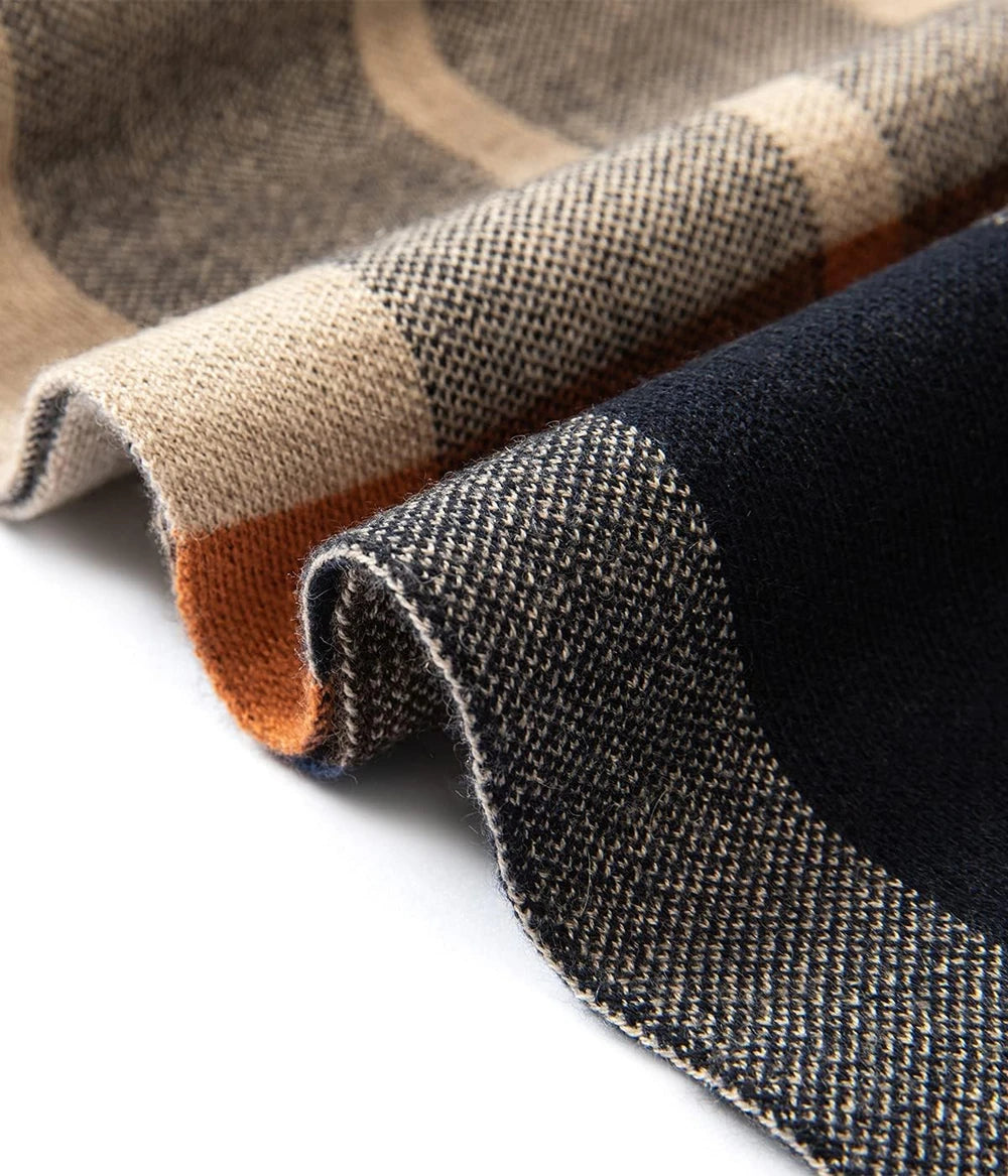 Villand Merino Wool Tartan Scarf