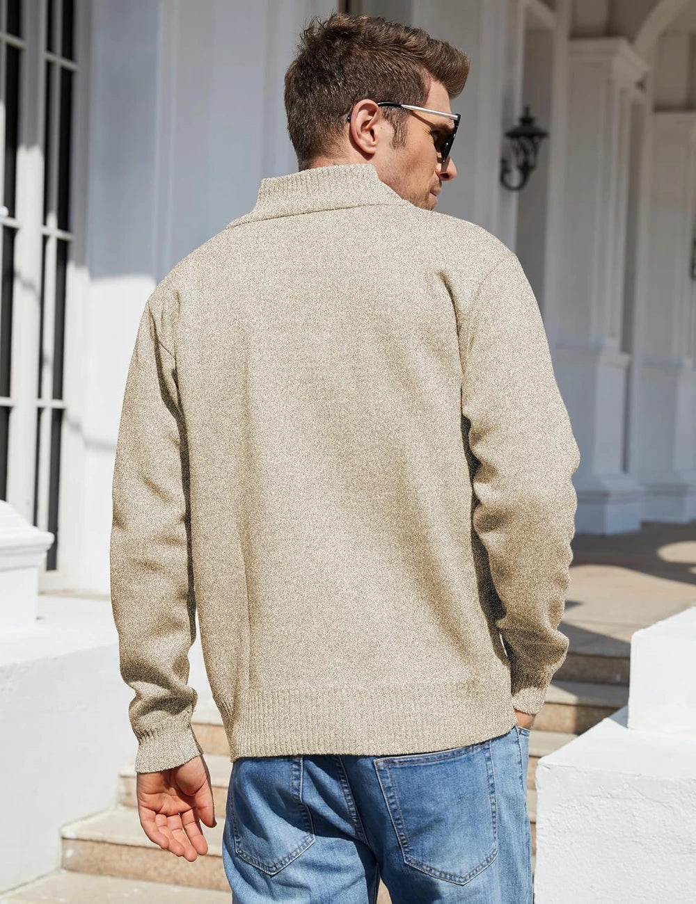 Yeokou Fleece Lined Knit Cardigan
