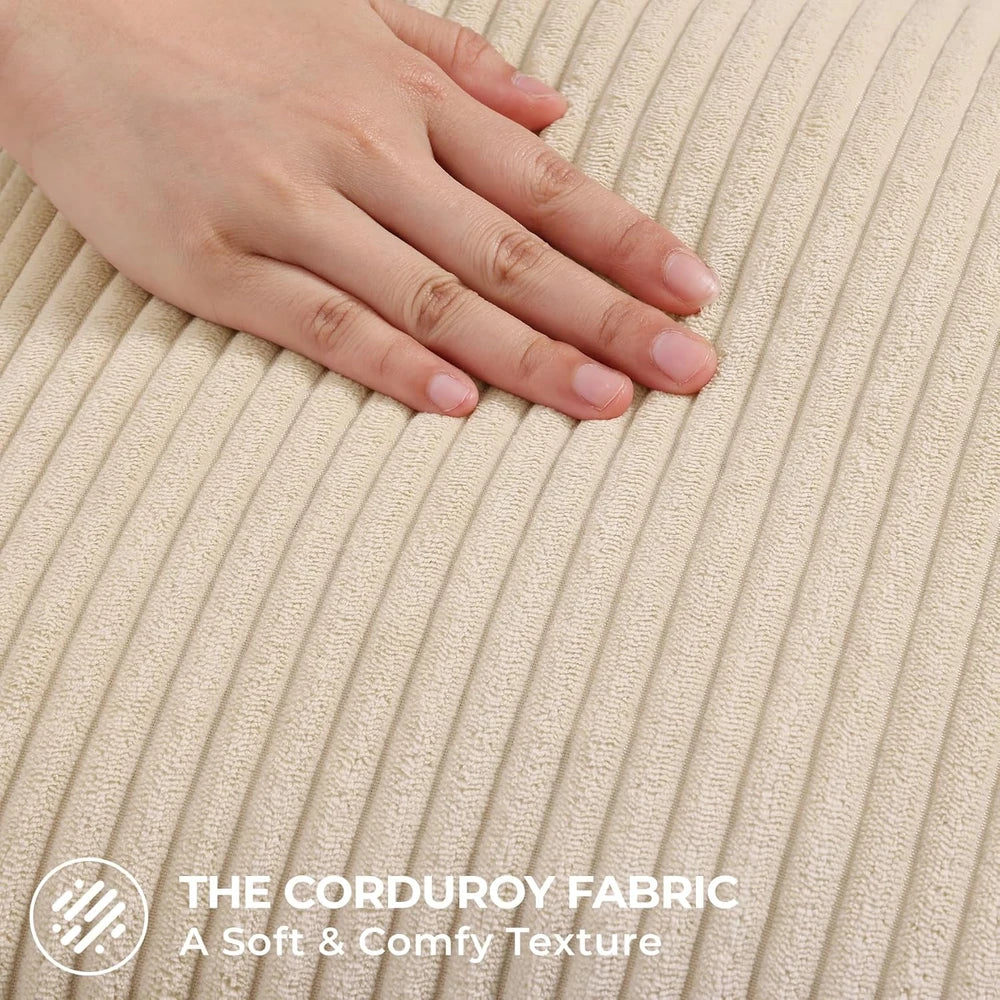Corduroy Decorative Throw Pillow Covers