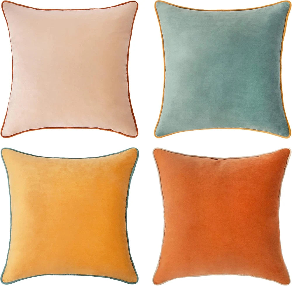 Velvet Throw Pillow Covers