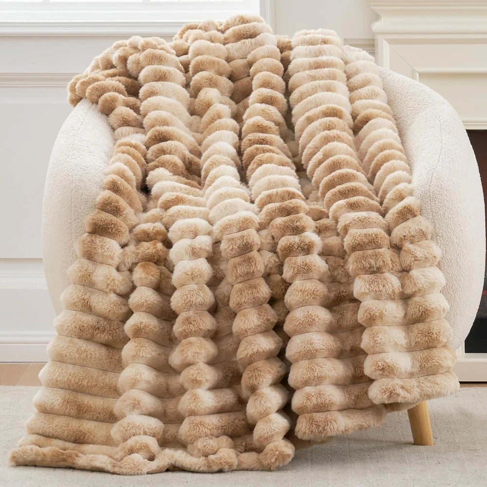 Cozy Bliss Faux Fur Throw