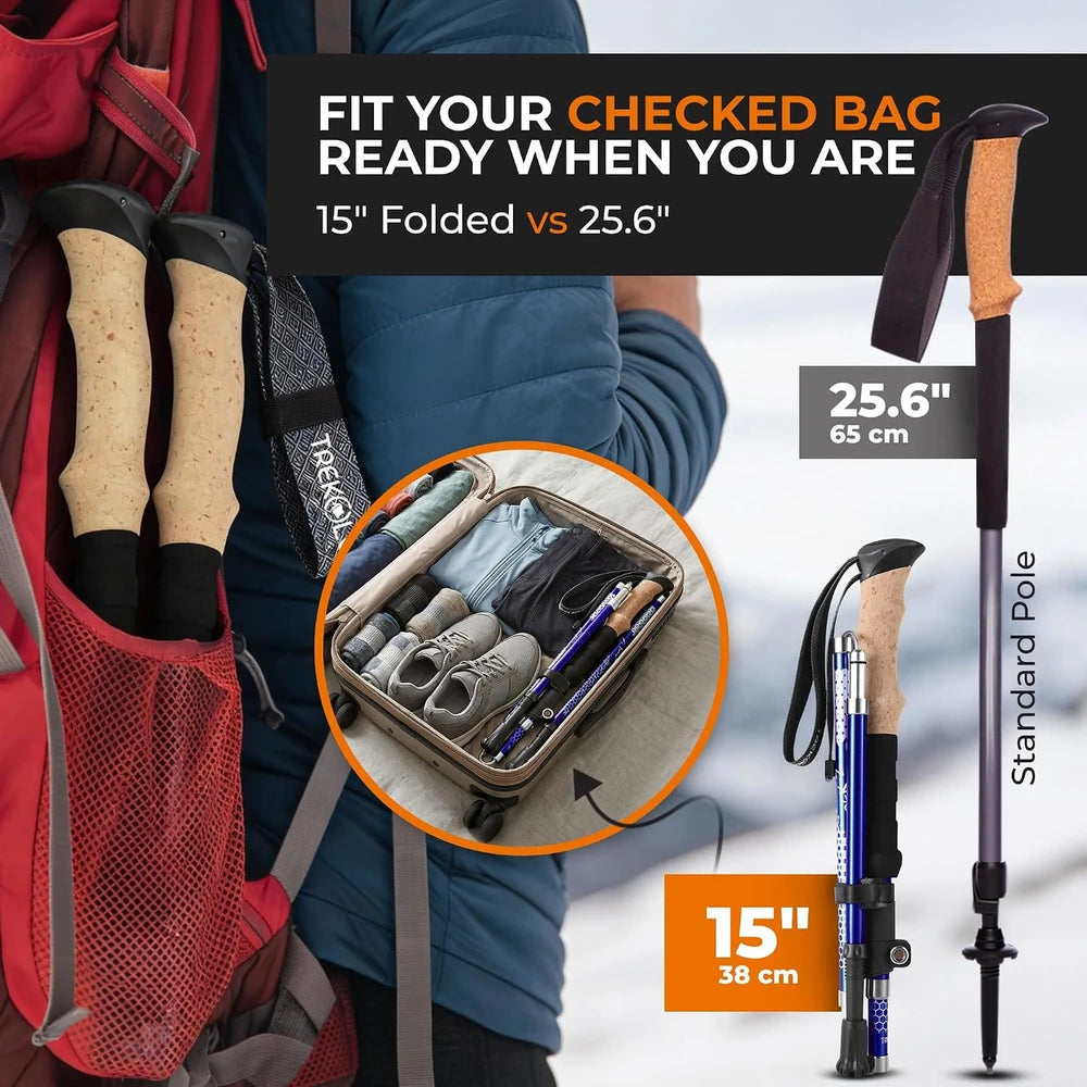 Trekology Trek-Z Collapsible Hiking Poles