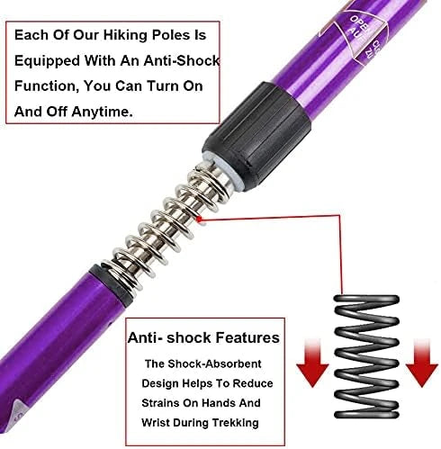 Aihoye Adjustable Aluminum Trekking Poles