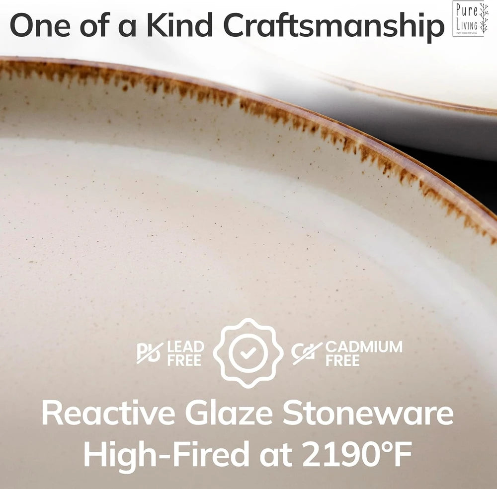 Rustic Stoneware Dinnerware Set