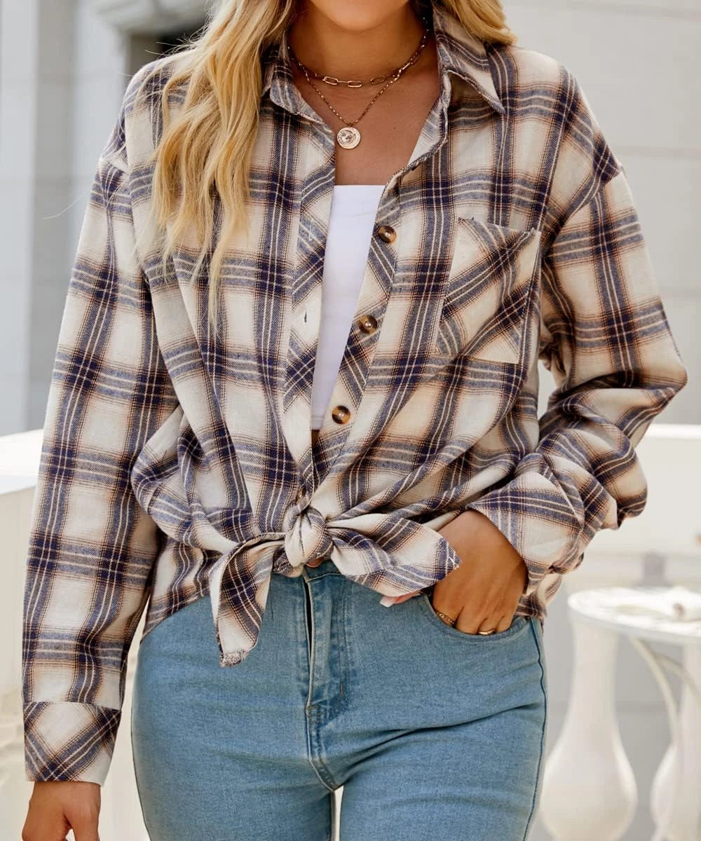 Oversized Plaid Flannel Shacket