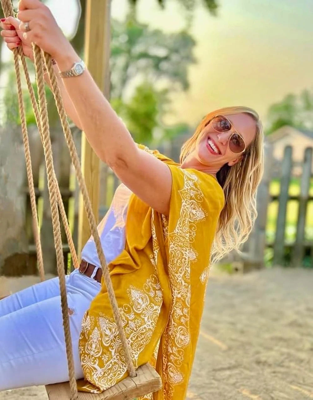 Breezy Lane Floral Kimono Coverup