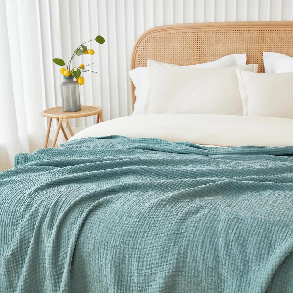 EMME Breathable Cotton Muslin Throw