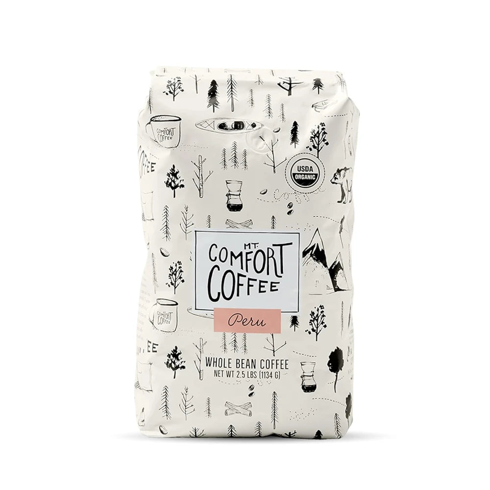 Organic Peru Medium Roast Whole Bean Coffee