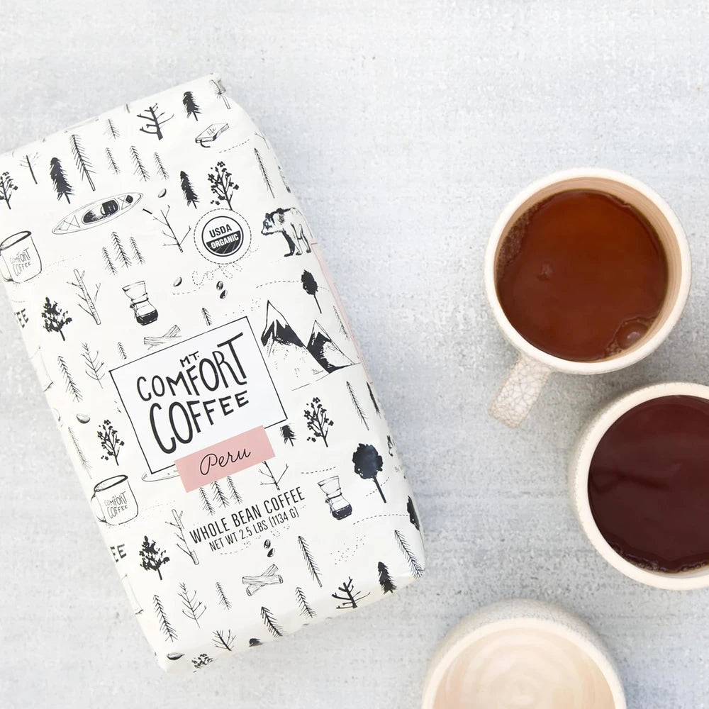Organic Peru Medium Roast Whole Bean Coffee