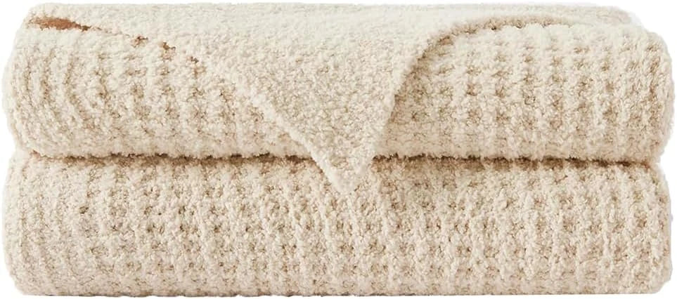 Sleep Zone Waffle Throw Blanket