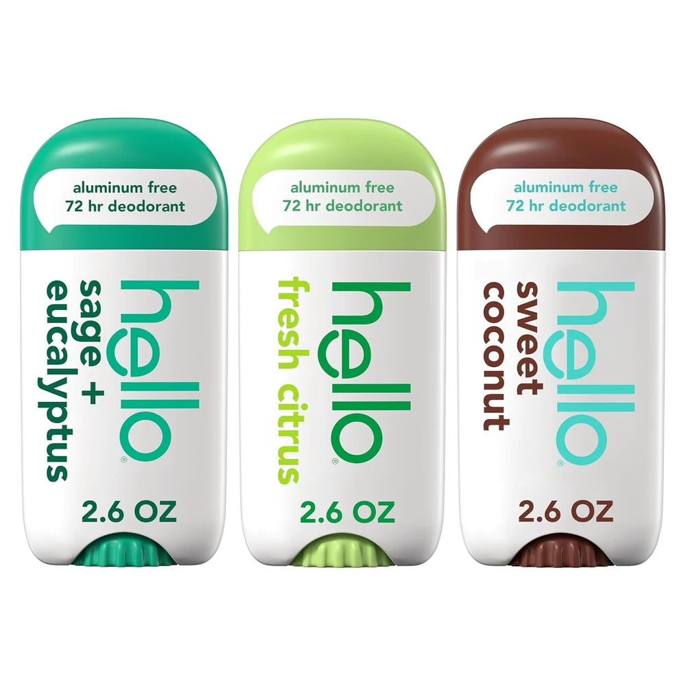 Hello Aluminum Free Deodorant Variety Pack