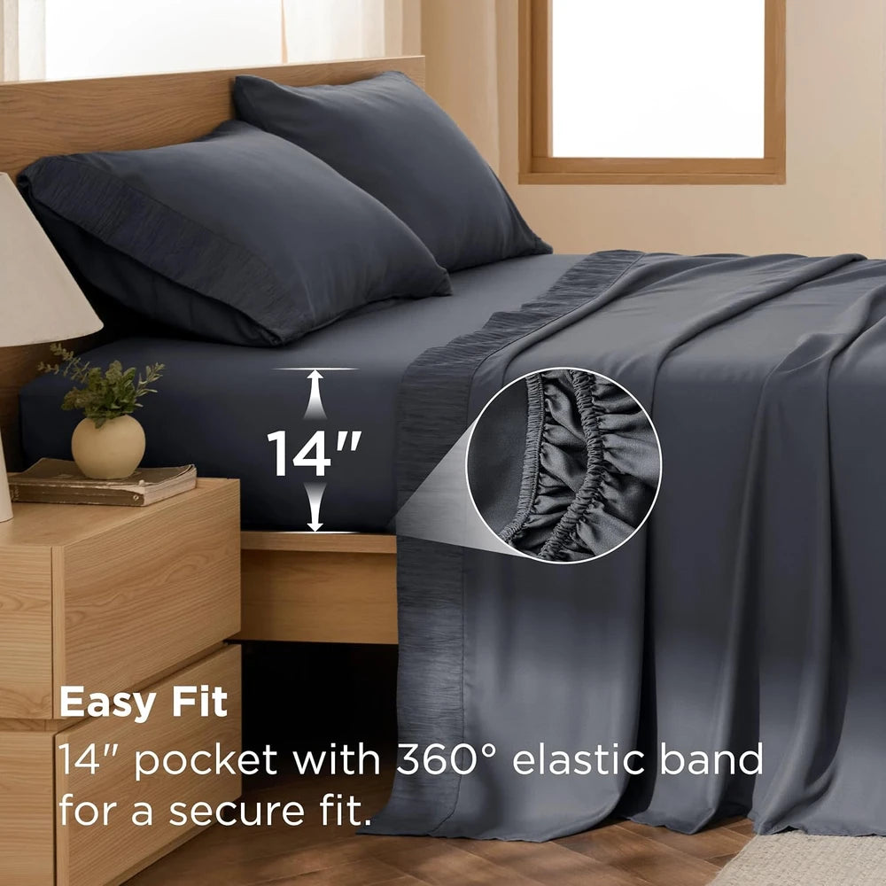 Bedsure Breathable Microfiber Sheet Set